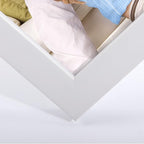 Giftgarden White 5x7 Picture Frame 7 Pack, Modern White Woodgrain 5 by 7 Photo Frames for Wall or Tabletop Display