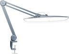 Neatfi XL Nail Desk Lamp with Clamp, 2200 Lumens, 20-Inch Wide Head, Dimmable 4 Levels, 6500K, LED Task Light for Manicure Table, Crafts, Workbench, Office (Non-CCT, Gray)