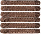 Hosley Set of 6 Metal Incense Stick Holders 9.5-Inch with Ash Catcher, Elegant Copper Finish, Ideal Gift for Wedding, Aromatherapy, Zen, Spa, Reiki, Meditation, Home Decor, Room Decor, Kitchen Decor
