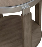 Liberty Furniture Sutton End Table for Living Room - Bleached Sand