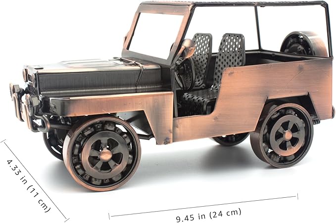 Unique Classic Car Gifts for Men, Cool Birthday Gift Ideas, Vintage Car Decor for Home, Office, Man Cave, Garage, Hand-Welded Metal Model Car Ornaments