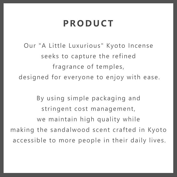 Kyoto Agarwood Incense Sticks - Japanese Temple Aroma, Ideal for Relaxation & Meditation, Approx. 60 Sticks (0.044 Pounds) - Premium Quality Incense for Spiritual & Home Use Nagomikobo