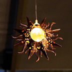 Tryme Sun Solar Wind Chimes for Outside Hanging Garden Lights Solar Christmas Decorations Outdoor for Women, Mother, Grandmother
