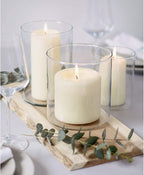 Bolsius Ivory Pillar Candles – 2x3 Inches – 20 Pack Unscented – Premium European Quality – Dripless, Smokeless, and Clean Burning Household Candles – Perfect for Wedding, Party, Dinner, And Home Décor
