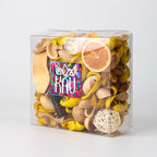 KAV Potpourri Bowl Filler, Spring Pot pourri Dried Flower Vase Fill Mix, Home Decor Scented Dry Petal Puporri, Cinnamon and Citrus, Natural Flower Home Fragrance 14 oz (Yelling Yellow)