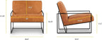 Bo Lounge Chair in Cognac Tan