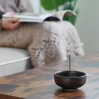 Asayu Japan Low Smoke Incense Gift Set with Incense Holder and Brass Stand, Sandalwood Incense Sticks with Zen Holder