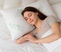 Queen Size Rayon Derived from Bamboo Pillow for Sleeping, Cooling Shredded Memory Foam Bed Pillows Set – Back, Stomach, Side Sleepers, Removable Cover, Adjustable to Firm / Soft, Queen (Pack of 1)