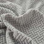Sofa Covers Couch Covers for Sofa Pet Friendly Couch Cushion Covers Universal Sofa Covers Washable Stretch Slipcovers for Sectional Sofa (Texture Light Gray,Back Cover M)