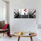 Novatique Banksy Wall Art Modern Street Wall Art Abstract Graffiti Posters Print Classic Graffiti Artwork Wall Decor for Living Room Bedroom Bathroom,12" x 16" x 3Pcs