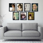 Giftgarden 8x10 Picture Frame Set of 7, Multi Photo Frames for Wall Decor or Tabletop Display, Black