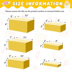 Leinuosen 6 Pcs Large Buffet Risers, 7 to 12 Inch Catering Dessert Table Risers Food Decorative Stands with hollow bottom for Catering Supplies, Party(Gold, Rectangle)
