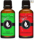 Eternal Essence Oils 2 Pack 30ml Premium Fragrance Oil - Strawberry & Wild Watermelon - for Candle, Soap Making, Aromatherapy, Diffusers, Home Care, & Humidifiers