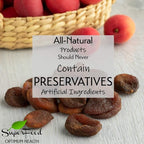 Gerbs Dried Apricots 4 lbs. | Unsulfured, No Artificial Additives, Resealable Bag | Naturally Sweet & Chewy | Top 14 Allergen-Free
