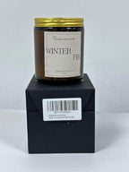 Fir Scented Candles for Home, Natural Soy Wax Aromatherapy Non Toxic Winter Fir Candle Gifts for Women Men, Home Fragrance Decoration Glass Jar Candle for Meditation and Relaxation (9oz)