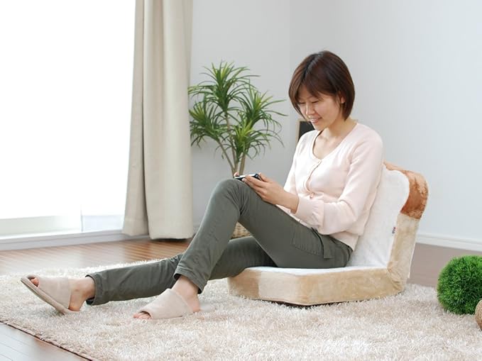 PaletteLife Fresh Bread Shape Floorchair, Comfy Lazy Sofa Cushion, Floor Pillow Floor Cushion, for Office Dorm Bedroom Décor