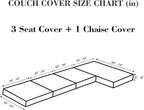 Sofa Covers Couch Covers for Sofa Pet Friendly Couch Cushion Covers Universal Sofa Covers Washable Stretch Slipcovers for Sectional Sofa (Texture Light Gray, 3 Seats + Chaise Cover)