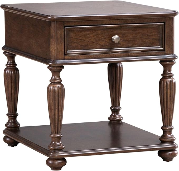 Liberty Furniture Allington Rectangular End Table for Living Room - Satin Sienna