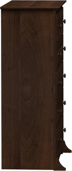 Prepac Sonoma Superior 5-Drawer Dresser for Bedroom - Spacious and Stylish Chest of Drawers, Measuring 17.75"D x 31.5"W x 44.75"H, In Espresso Finish