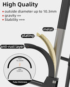 Nicpro Art Folding Easels for Display, 2 Pack 63 Inches Metal Floor Easel Stand Bulk Tripod Black Collapsible for Sign Artist Poster Wedding | with Carry Bag