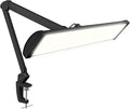 Neatfi LED Desk Lamp, 3,500 Lumens, 3 Light Modes, Dimmable, 45W, 26” Wide Shade, 540 SMD LEDs, Eye-Caring Task Lamp for Reading, Crafting, Workbench, Office (CCT with Clamp, Black)