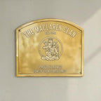 Personalized Plaque | Custom Engraved Wall Plate | Antique Style Name Plate for Home, Office, Shop, Memorial & Decor | Premium Quality Sign (Durable & Elegant) (Brass Plaques, 12"x10"inches)