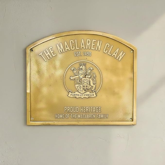 Personalized Brass Plaque – Custom Engraved Metal Sign | Solid Cast Brass, Weather-Resistant, Antique Finish | House Name Plate, Awards, Memorial, Office, Residence Sign | Handmade Custom Gift(18"x18"inches)