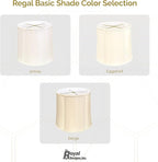 Royal Designs Basic Drum Lamp Shade - Beige - 14 x 15 x 15