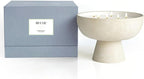 Blueme Renew Candle | Ivy & Rose | 6 Wick - Refillable Wellness Candle with Essential Oils, Hand Finished & Poured Soy Wax Blend Ceramic Vessel, Natural Cotton Wicks | Giant 45 oz