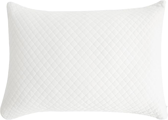 WELLCO Medium Firm Pillow King Size 34 x 20 inch, Bed Pillow with Adjustable Insert and 1 Cooling Pillowcase, Not Only Provides Stronger Support But Aslo Comfortable
