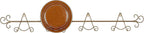 Touch of Class Galla Horizontal Plate Rack - Satin Gold - Four Plates