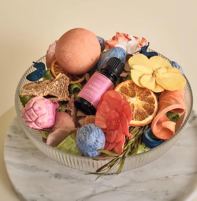 Aromatique, Scented Decorative Potpourri Bag of Fragrant Bowl Filler for Home and Office, Perfect for Bridal Showers, Holidays, Decorative Bowls, Fragrance (Citrus Blooms, 7 oz)