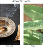Natur IX Cleansing Scented Candles for Home | Sage & Palo Santo | Natural Non Toxic Soy Candles with Essential Oils | 50 H Long Burning | (Cleansing | Palo Santo & Sage)