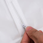 Bringsine Hanging Garment Bag Lightweight Clear Full Zipper Suit PEVA Dust Cover for Closet Clothes Storage See-Through Travel Organizer Dress Pack of 5 (60x100CM)