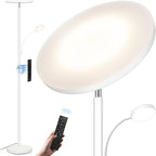Floor Lamp,Upgraded 42W/4200LM Bright Floor Lamp,Torchiere Floor Lamps with Reading Light,Modern Dimmable Standing Lamp with Remote,Floor Lamps for Living Room,Bedroom,Office
