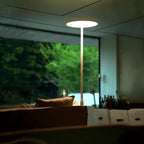 Floor Lamp Modern - Motion Sensor, Full Spectrum Standing Light for Bedroom, Living Room & Office - Double-Sided Illumination, 36000+h Lifetime, 7200LM, 4000K, White Floor Lamp, Natural Daylight