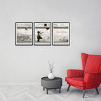 Novatique Banksy Street Wall Art Modern Graffiti Canvas Wall Art Teenager Street Art Painting Banksy Posters Prints for Living Room Bedroom,12" x 16" x 3Pcs