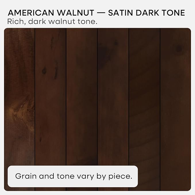 Homeforia Walnut 60 inch Floating Shelf, High End Solid Real Wood 60inch Long Floating Shelf for Wall, Dark Brown Wooden 60in Large Floating Shelves, Heavy Duty Bracket, 60 X 6.5 X 1.75 inch, Set of 2