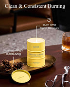M&SENSE Osmanthus Freesia Scented Candles Natural Non Toxic, Christmas Candle for Stress Relief Meditation Relaxing, Housewarming Gifts for Women Men, 11.3oz 70 Hour Christmas Decor
