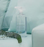 Hillhouse Naturals 1 liter Eucalyptus Linen Mist Aromatherapy Spray for Relaxation and Sleep. With scents of spearmint, eucalyptus, rosemary and our special floral blend. Made in the USA