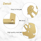 SIGNLEADER Metal Wall Art Decor - Baseball Pitcher Sport Minimalist Modern Abstract Wall Sculpture Hanging Home Decoration for Living Room, Bedroom, Bathroom, Kitchen, Studio, Outdoor - 24" Gold
