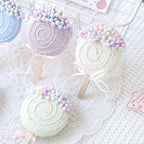 Colorful Macaron Lollipop Party Decorations - 6 Candy Gift Hanging Ornaments for Christmas, New Year, Easter, and Birthday Celebrations