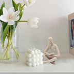 Reading Women Statue, Thinker Sculptures, Abstract Art Ornament, Modern Aesthetic Figurine Decoration, Suitable for Home Living Room Bedroom Office Shelf Table Desk Bookshelf Decor