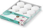 BOLSIUS White Floating Candles 3 Inch - Set Of 12 Maxi Candles - 8 Hour Clean Burning - Palm Oil Free - 0% Animal Fat - Premium European Quality
