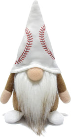 Little Baseball Gnomes Plush Ornaments Cute Swedish Tomte Nisse Dwarf Gnome Doll Sports Game Fans Gifts Tiered Tray Home Decoration