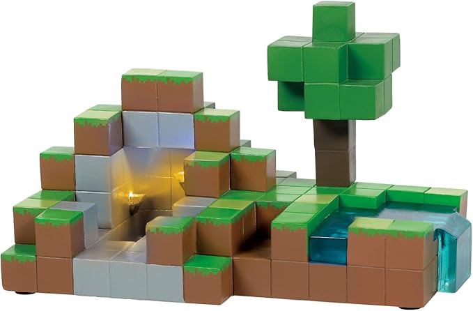 Department 56 Minecraft Village Diamond Lit Building, 4.75 Inch, Multicolor