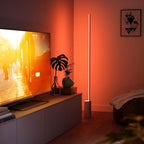 Philips Hue Signe Smart Floor Lamp, White - White and Color Ambiance LED Color-Changing Light - 1 Pack - Indoor - Control with Hue App - Works with Alexa, Google Assistant, and Apple Homekit