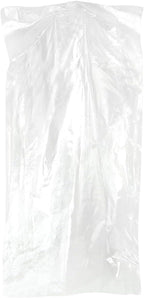 100 Pack Garment Bag Transparent Clothing Dust Cover Dustproof Hanging Clothes Suit Dress Jacket Cover for Dry Cleaner Home Storage Travel Clothes Storage Closet 23.6 x 47.2 inches