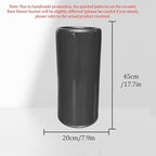 Ceramic Umbrella Stand Umbrella Holder for Entryway Hand-Made Umbrella Stand Barrels Umbrella Holder Cane Floor Standing Vase Ceramic Storage Bucket for Home Office Entrance Indoor.(Yellow 202)