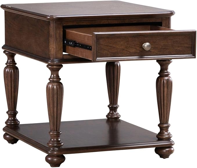 Liberty Furniture Allington Rectangular End Table for Living Room - Satin Sienna
